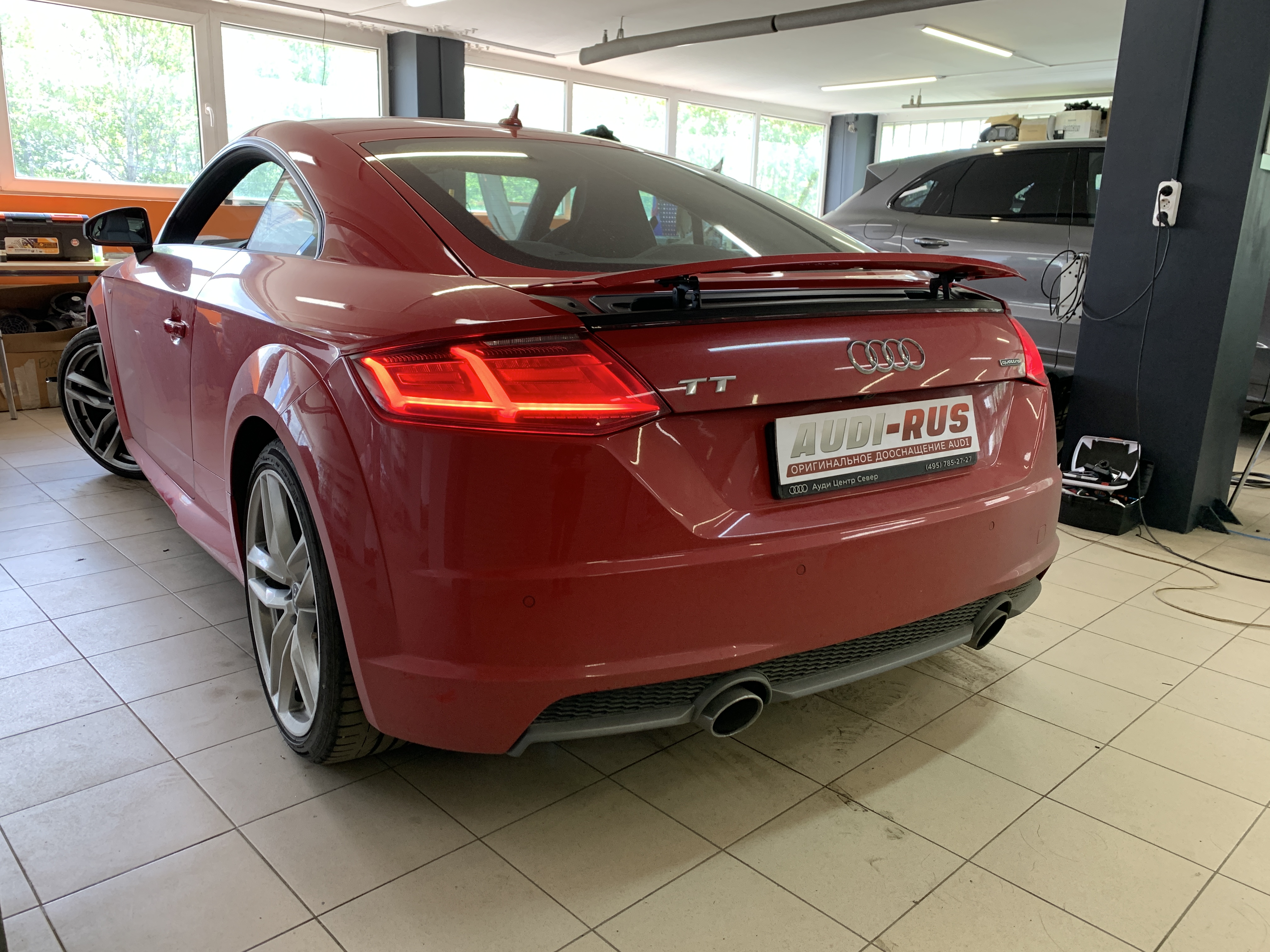Audi TT 8S в нашем установочном центре